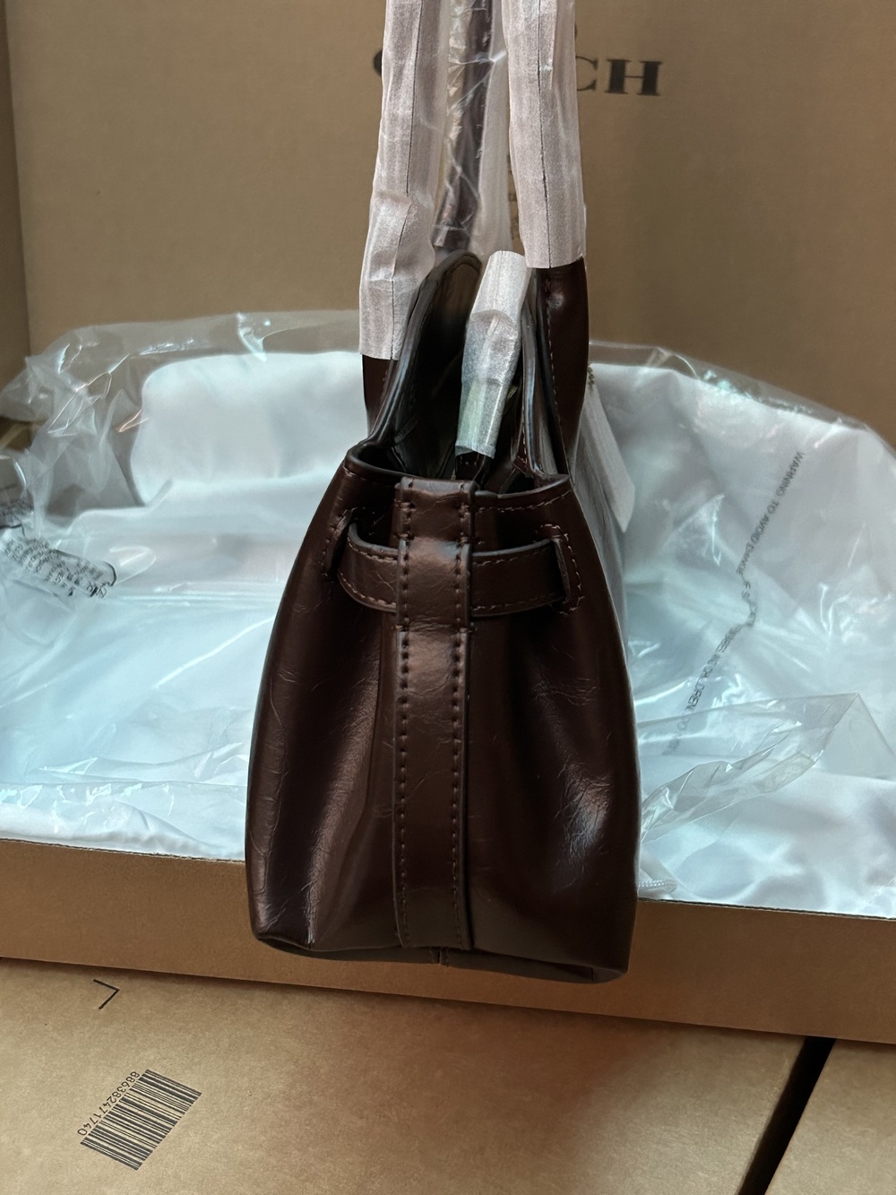 Coach brown long-handled 34-inch tote bag - Picture 4 of 10